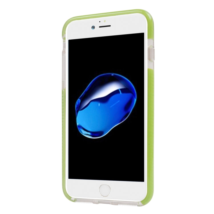 For iPhone 8 Plus & 7 Plus   Transparent Texture Soft D3O TPU Protective Back Cover Case
