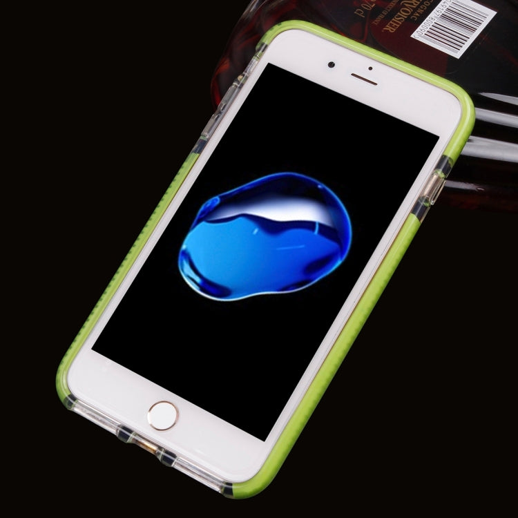 For iPhone 8 Plus & 7 Plus   Transparent Texture Soft D3O TPU Protective Back Cover Case