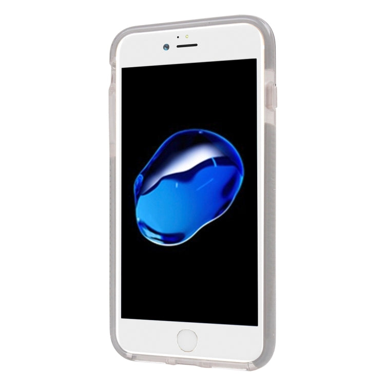 For iPhone 8 Plus & 7 Plus   Transparent Texture Soft D3O TPU Protective Back Cover Case