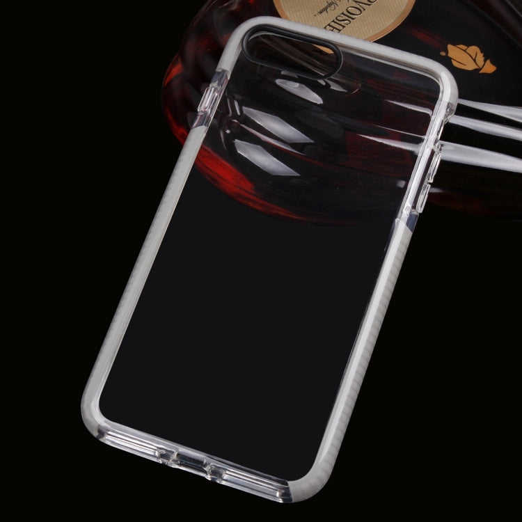 For iPhone 8 Plus & 7 Plus   Transparent Texture Soft D3O TPU Protective Back Cover Case