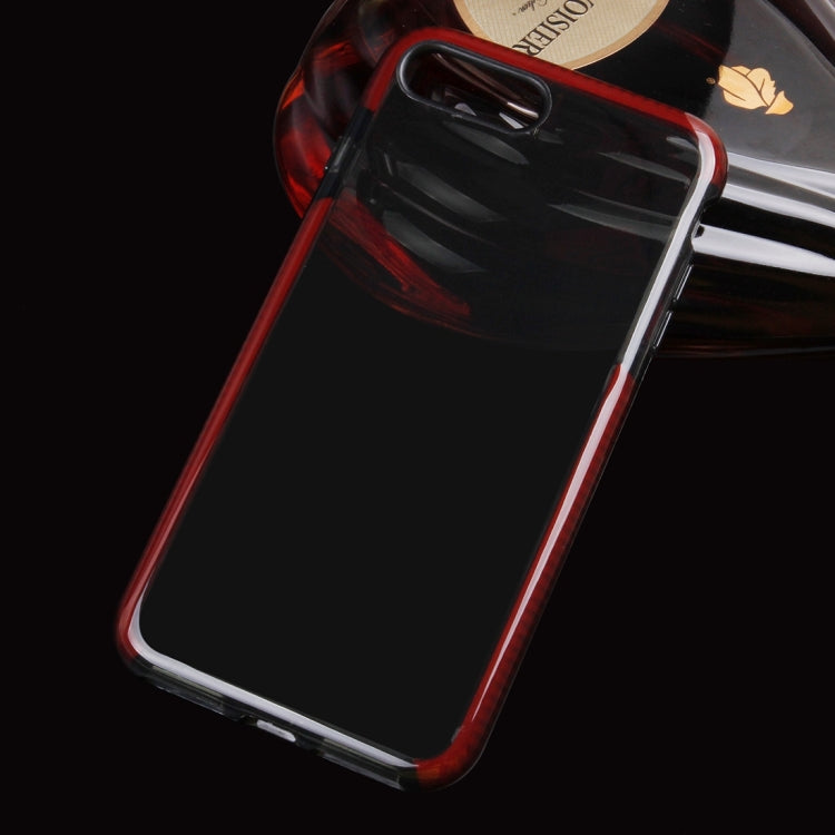 For iPhone 8 Plus & 7 Plus   Transparent Texture Soft D3O TPU Protective Back Cover Case