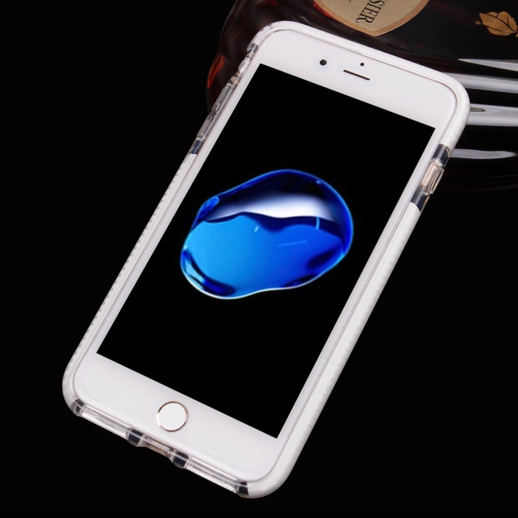 For iPhone 8 Plus & 7 Plus   Transparent Texture Soft D3O TPU Protective Back Cover Case