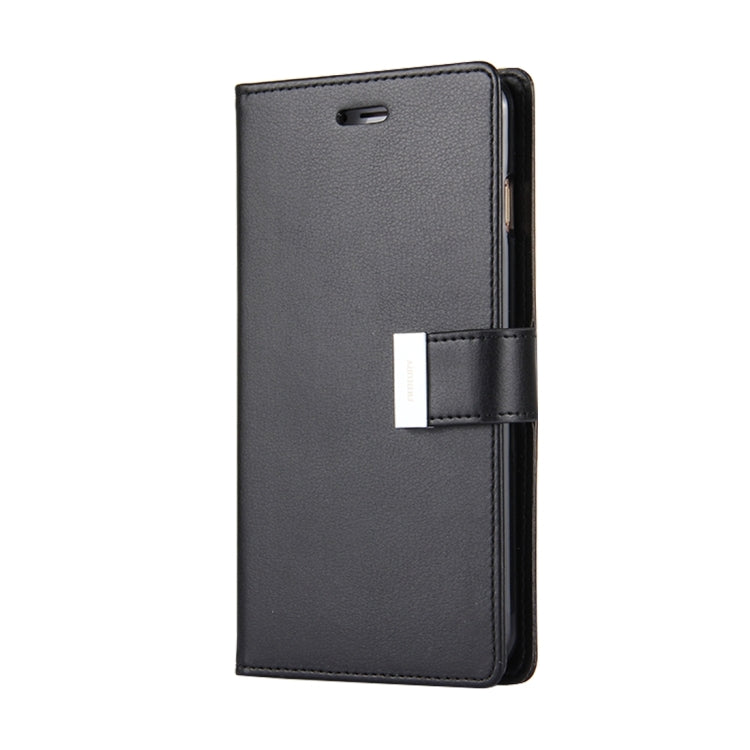 GOOSPERY RICH DIARY for iPhone 8 Plus & 7 Plus   PU + TPU Crazy Horse Texture Horizontal Flip Leather Case with Card Slots & Wallet