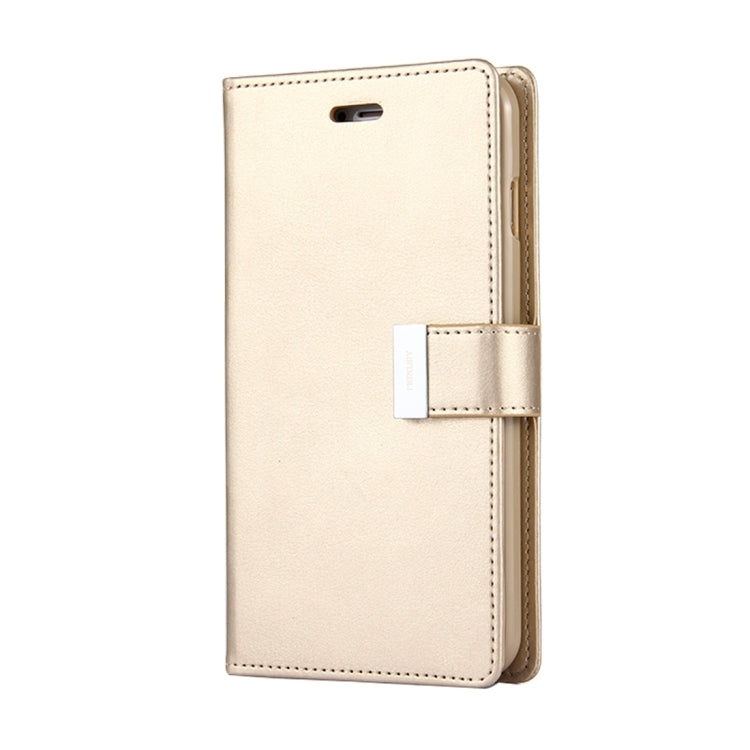 GOOSPERY RICH DIARY for iPhone 8 Plus & 7 Plus   PU + TPU Crazy Horse Texture Horizontal Flip Leather Case with Card Slots & Wallet