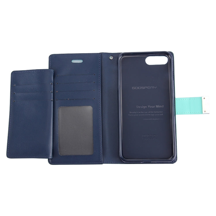 GOOSPERY RICH DIARY for iPhone 8 Plus & 7 Plus   PU + TPU Crazy Horse Texture Horizontal Flip Leather Case with Card Slots & Wallet
