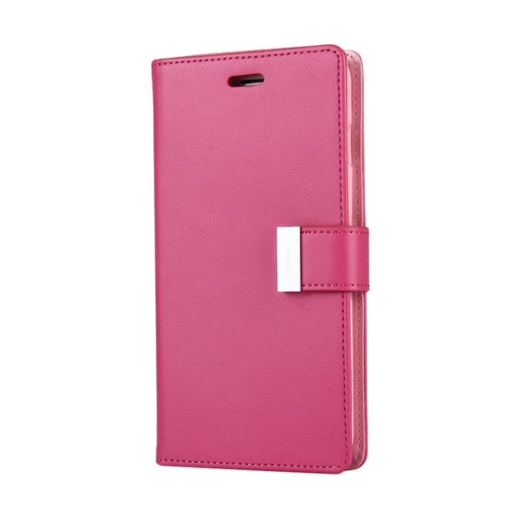 GOOSPERY RICH DIARY for iPhone 8 Plus & 7 Plus   PU + TPU Crazy Horse Texture Horizontal Flip Leather Case with Card Slots & Wallet