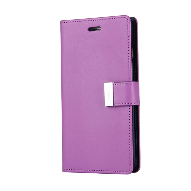 GOOSPERY RICH DIARY for iPhone 8 Plus & 7 Plus   PU + TPU Crazy Horse Texture Horizontal Flip Leather Case with Card Slots & Wallet