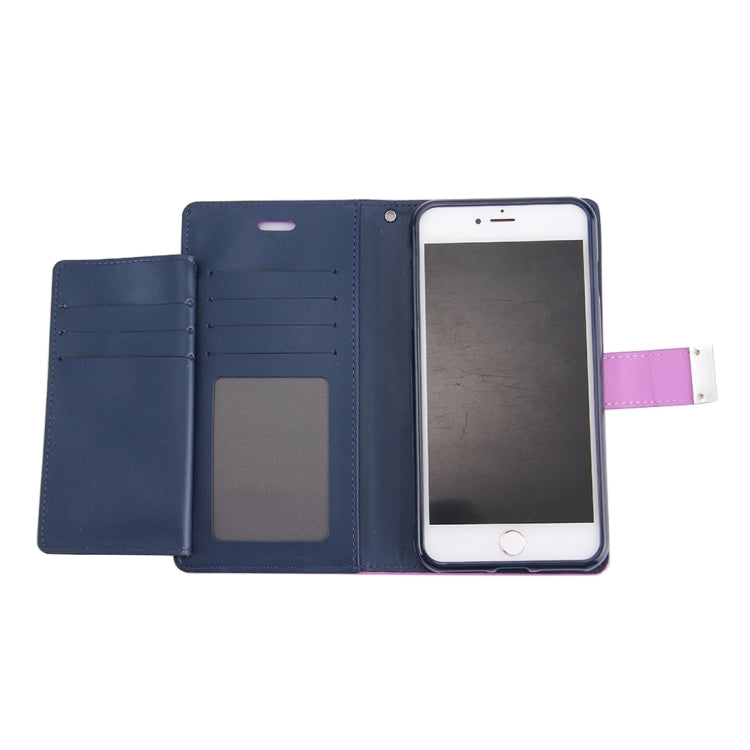 GOOSPERY RICH DIARY for iPhone 8 Plus & 7 Plus   PU + TPU Crazy Horse Texture Horizontal Flip Leather Case with Card Slots & Wallet