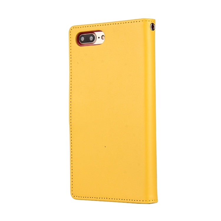 GOOSPERY RICH DIARY for iPhone 8 Plus & 7 Plus   PU + TPU Crazy Horse Texture Horizontal Flip Leather Case with Card Slots & Wallet
