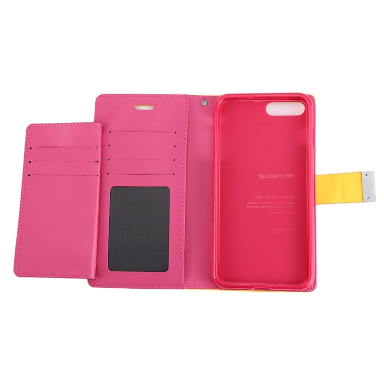 GOOSPERY RICH DIARY for iPhone 8 Plus & 7 Plus   PU + TPU Crazy Horse Texture Horizontal Flip Leather Case with Card Slots & Wallet