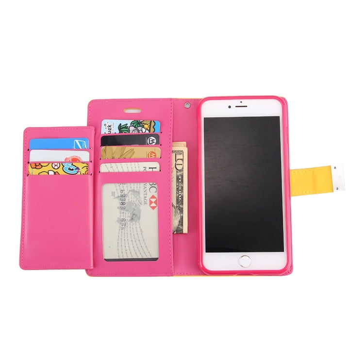 GOOSPERY RICH DIARY for iPhone 8 Plus & 7 Plus   PU + TPU Crazy Horse Texture Horizontal Flip Leather Case with Card Slots & Wallet