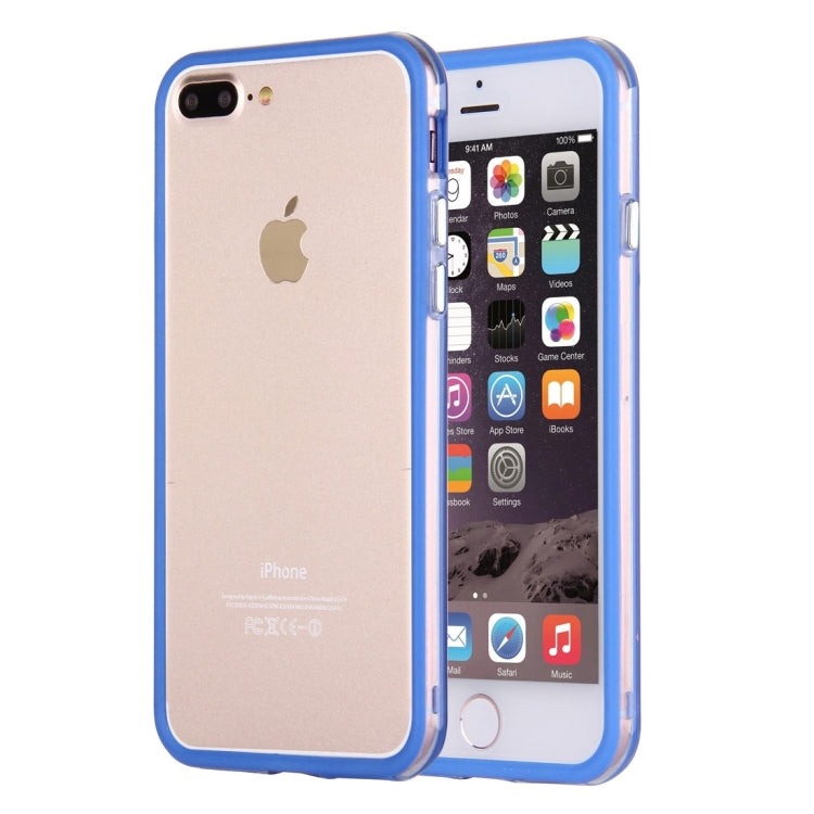 For iPhone 8 Plus & 7 Plus   TPU + PC Combination Bumper Frame