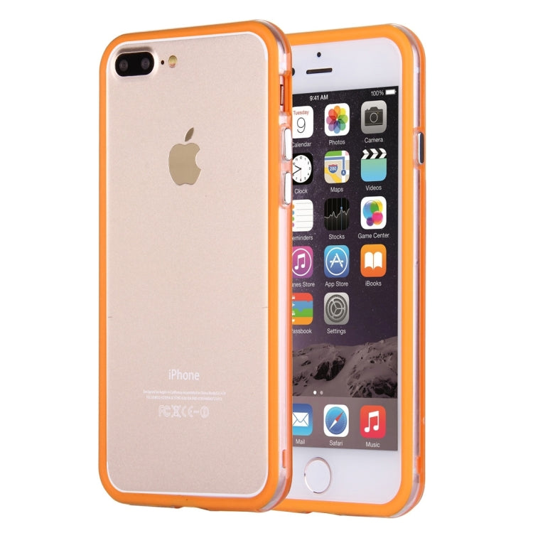 For iPhone 8 Plus & 7 Plus   TPU + PC Combination Bumper Frame