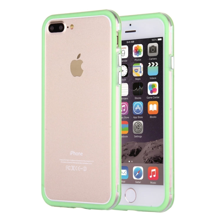 For iPhone 8 Plus & 7 Plus   TPU + PC Combination Bumper Frame