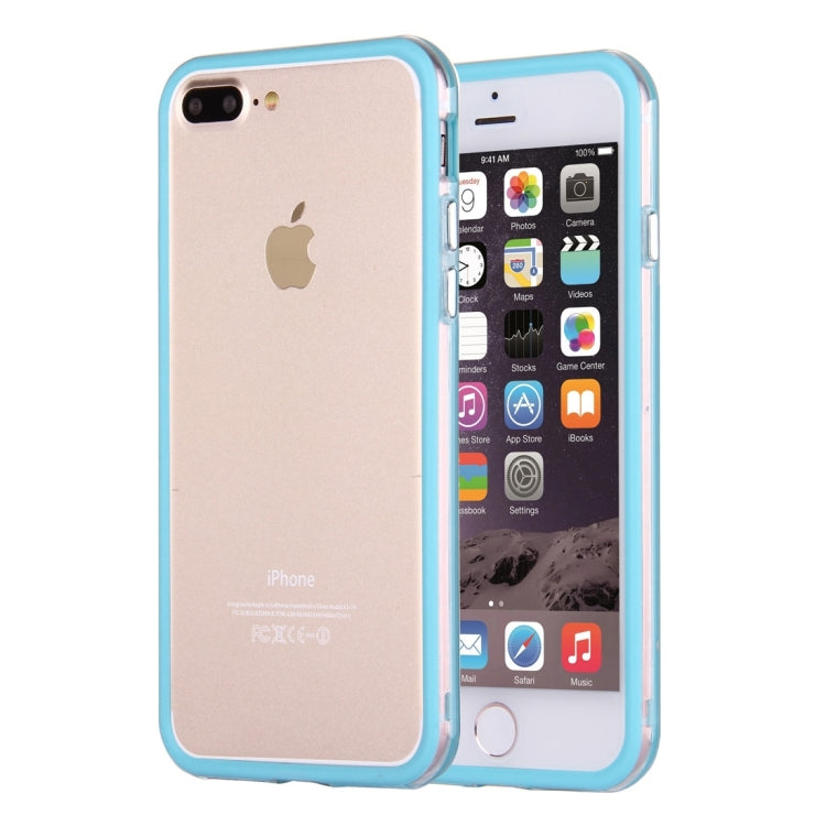 For iPhone 8 Plus & 7 Plus   TPU + PC Combination Bumper Frame