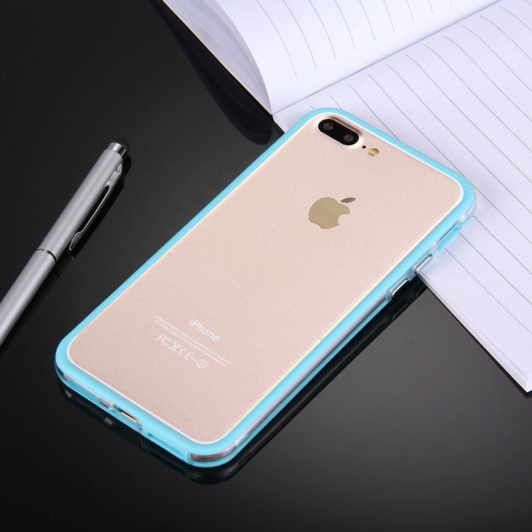 For iPhone 8 Plus & 7 Plus   TPU + PC Combination Bumper Frame