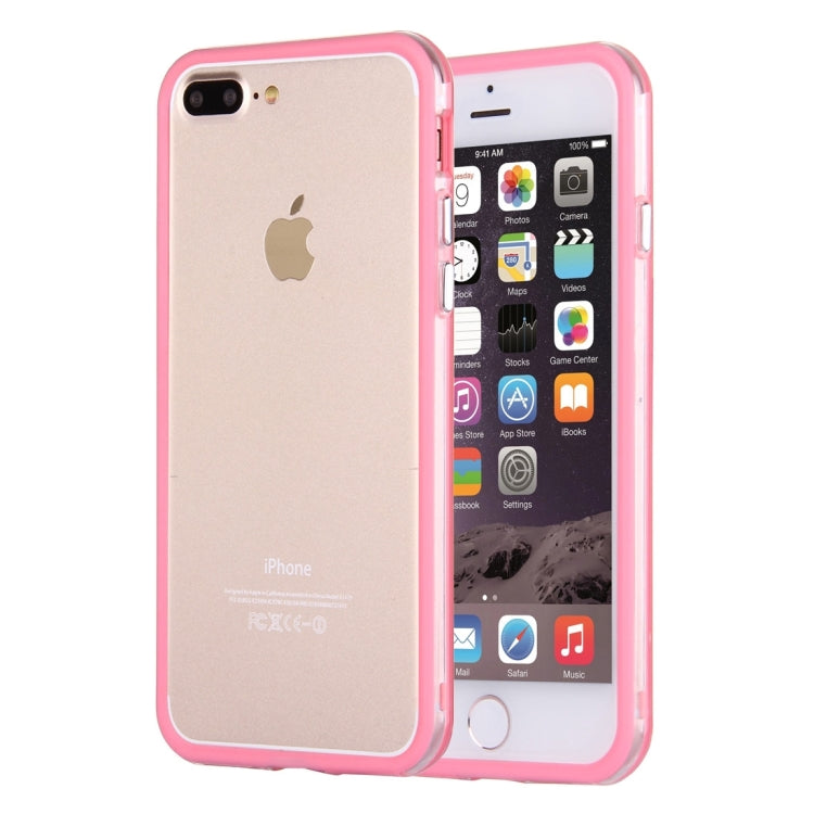 For iPhone 8 Plus & 7 Plus   TPU + PC Combination Bumper Frame