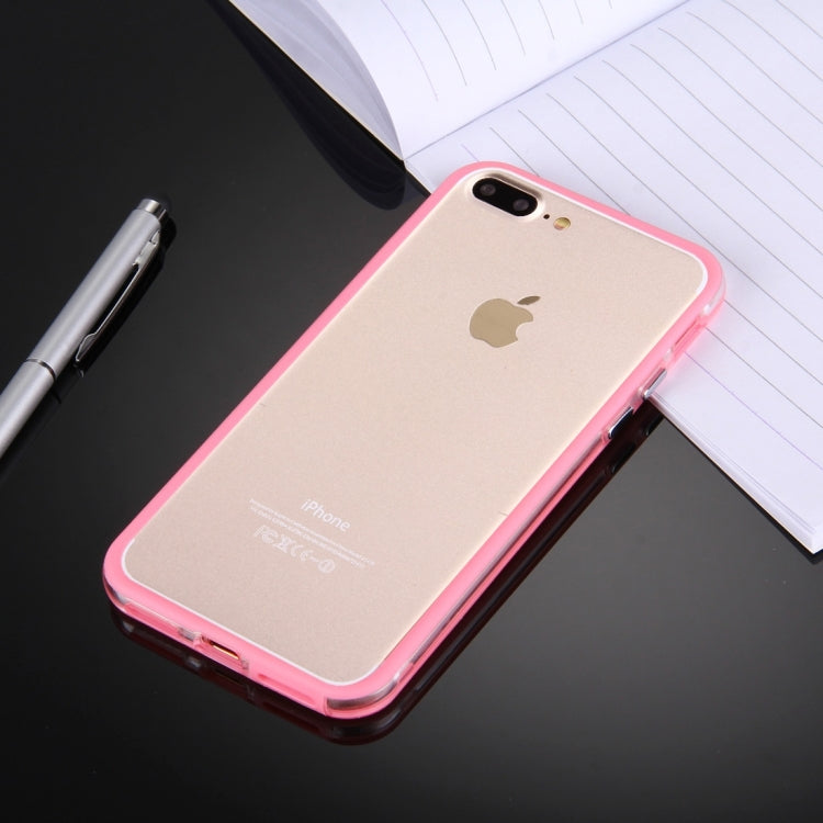 For iPhone 8 Plus & 7 Plus   TPU + PC Combination Bumper Frame
