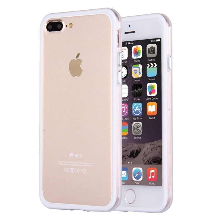 For iPhone 8 Plus & 7 Plus   TPU + PC Combination Bumper Frame