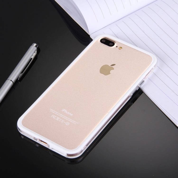 For iPhone 8 Plus & 7 Plus   TPU + PC Combination Bumper Frame