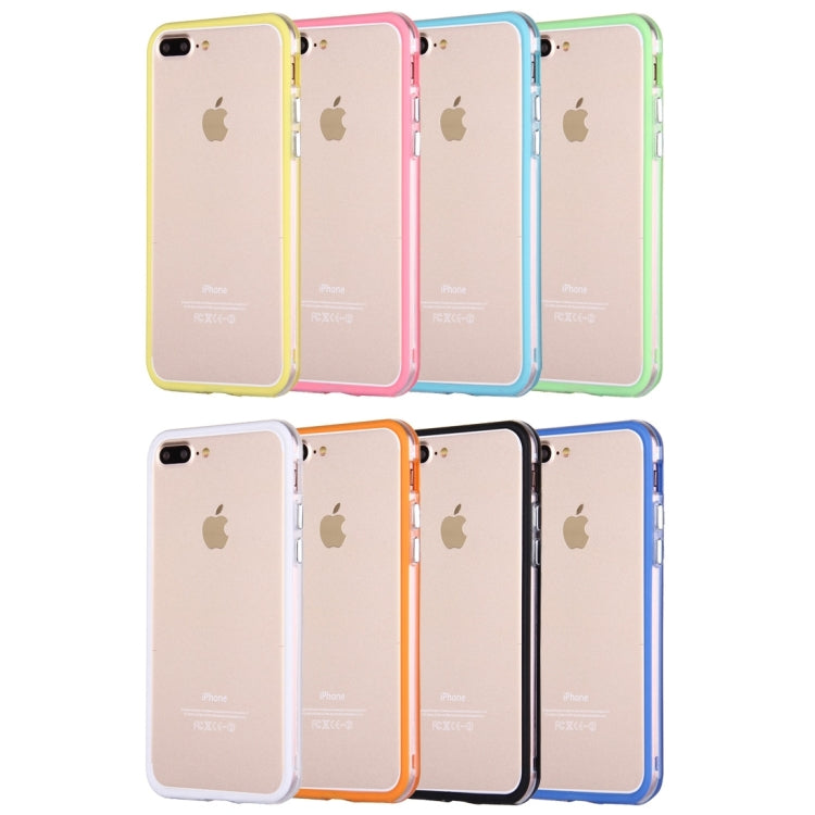 For iPhone 8 Plus & 7 Plus   TPU + PC Combination Bumper Frame