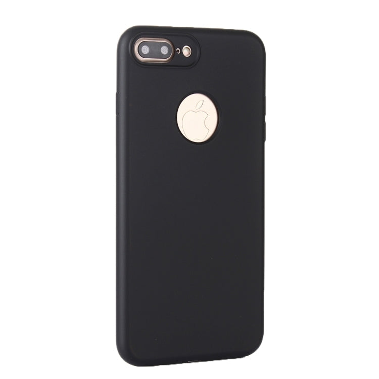 For iPhone 8 Plus & 7 Plus   360 Degree Shockproof Oil Spout Silicone Back Case + PC Cover Combination Protective Case