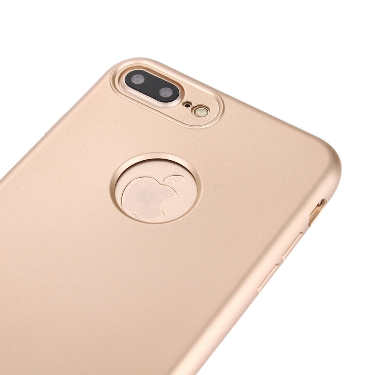 For iPhone 8 Plus & 7 Plus   360 Degree Shockproof Oil Spout Silicone Back Case + PC Cover Combination Protective Case