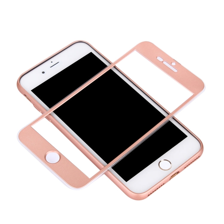 For iPhone 8 Plus & 7 Plus   360 Degree Shockproof Oil Spout Silicone Back Case + PC Cover Combination Protective Case