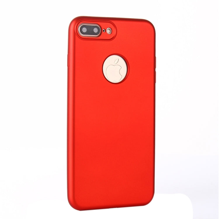 For iPhone 8 Plus & 7 Plus   360 Degree Shockproof Oil Spout Silicone Back Case + PC Cover Combination Protective Case