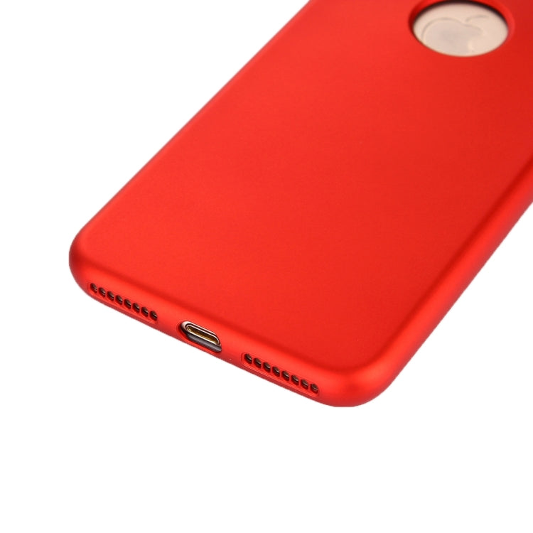 For iPhone 8 Plus & 7 Plus   360 Degree Shockproof Oil Spout Silicone Back Case + PC Cover Combination Protective Case