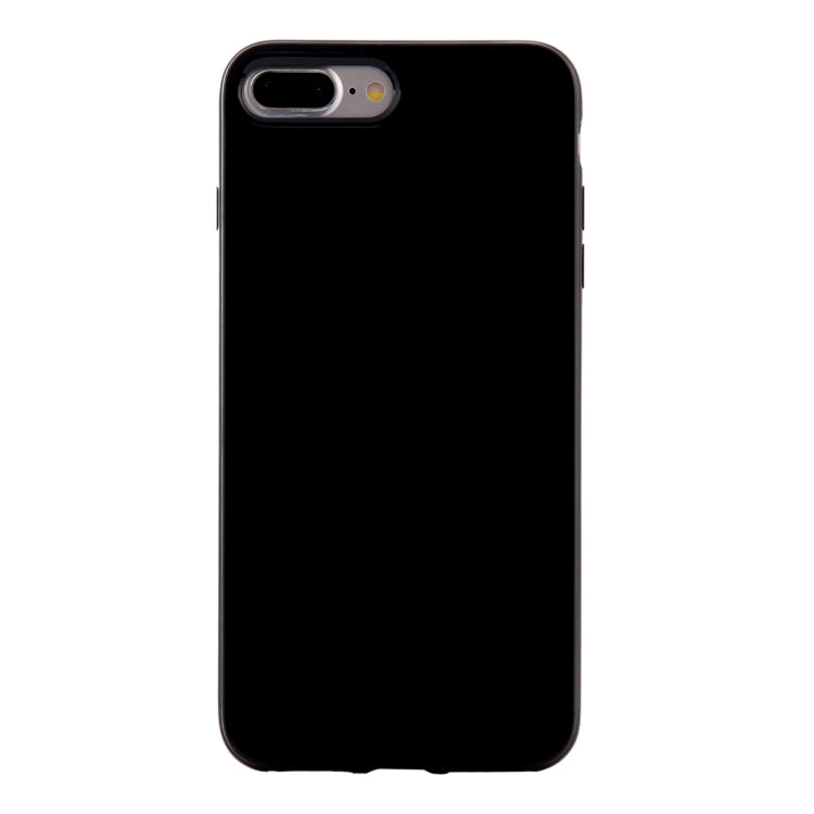 For iPhone 8 Plus & 7 Plus   Solid Color Smooth Surface TPU Case