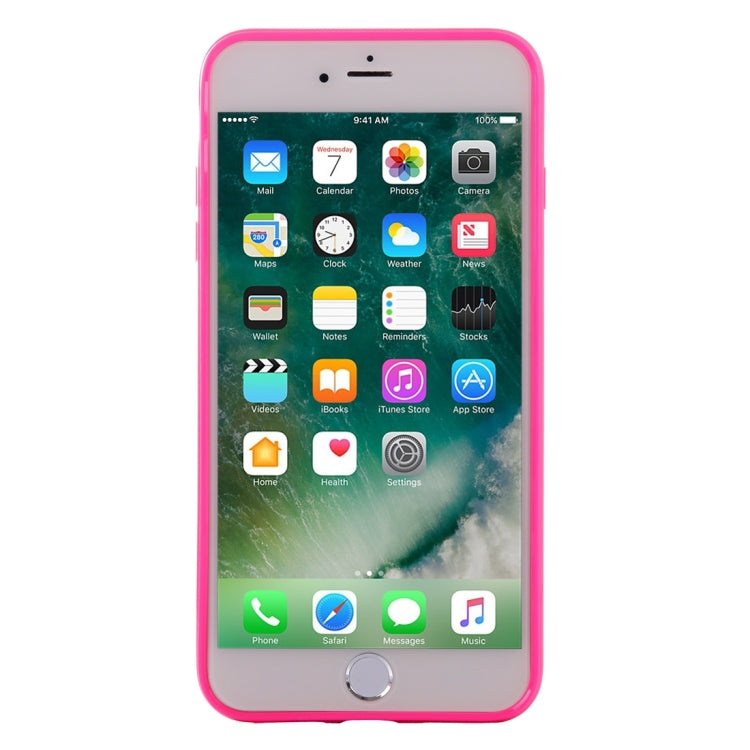 For iPhone 8 Plus & 7 Plus   Solid Color Smooth Surface TPU Case