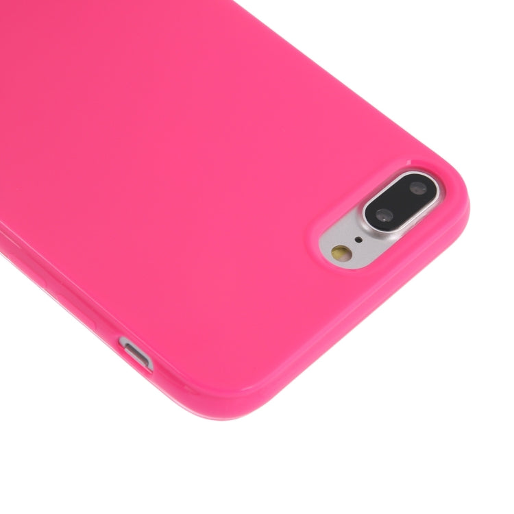 For iPhone 8 Plus & 7 Plus   Solid Color Smooth Surface TPU Case