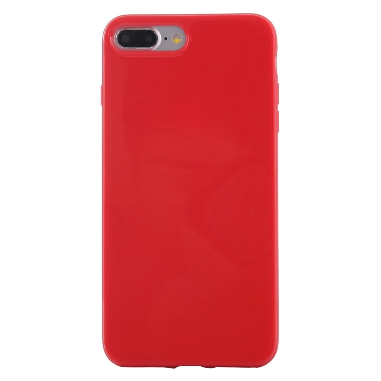 For iPhone 8 Plus & 7 Plus   Solid Color Smooth Surface TPU Case