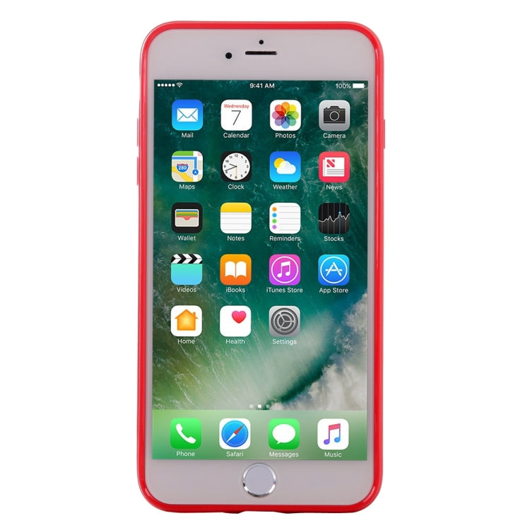 For iPhone 8 Plus & 7 Plus   Solid Color Smooth Surface TPU Case