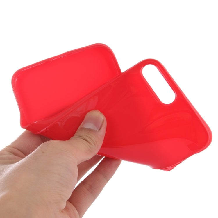 For iPhone 8 Plus & 7 Plus   Solid Color Smooth Surface TPU Case