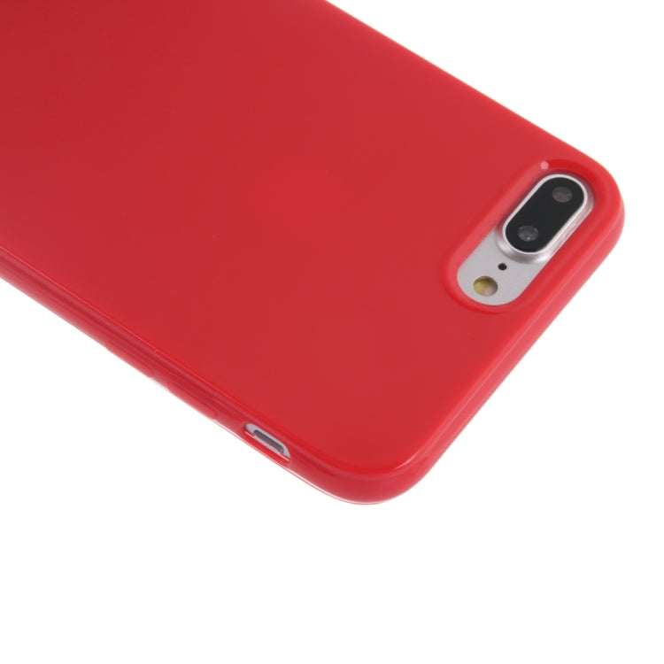 For iPhone 8 Plus & 7 Plus   Solid Color Smooth Surface TPU Case