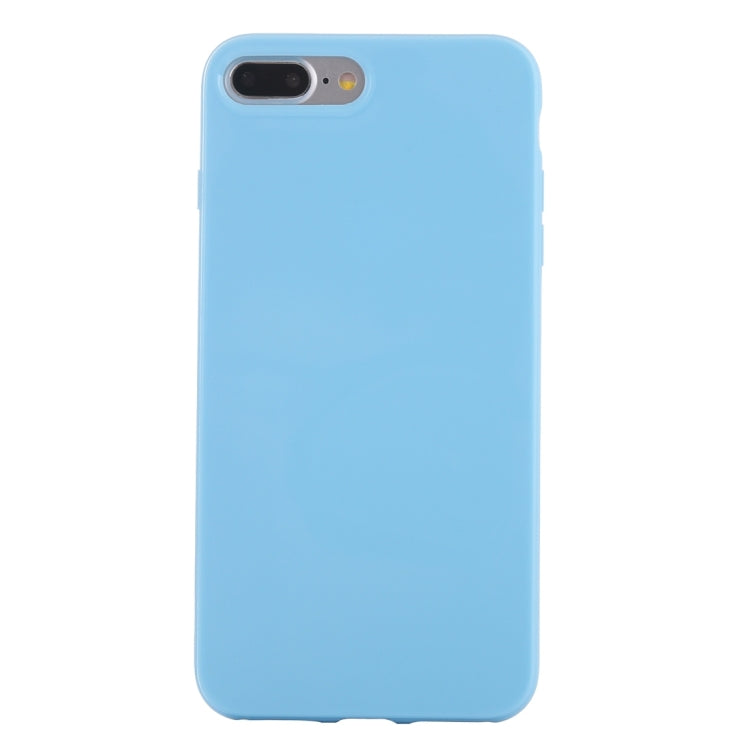For iPhone 8 Plus & 7 Plus   Solid Color Smooth Surface TPU Case