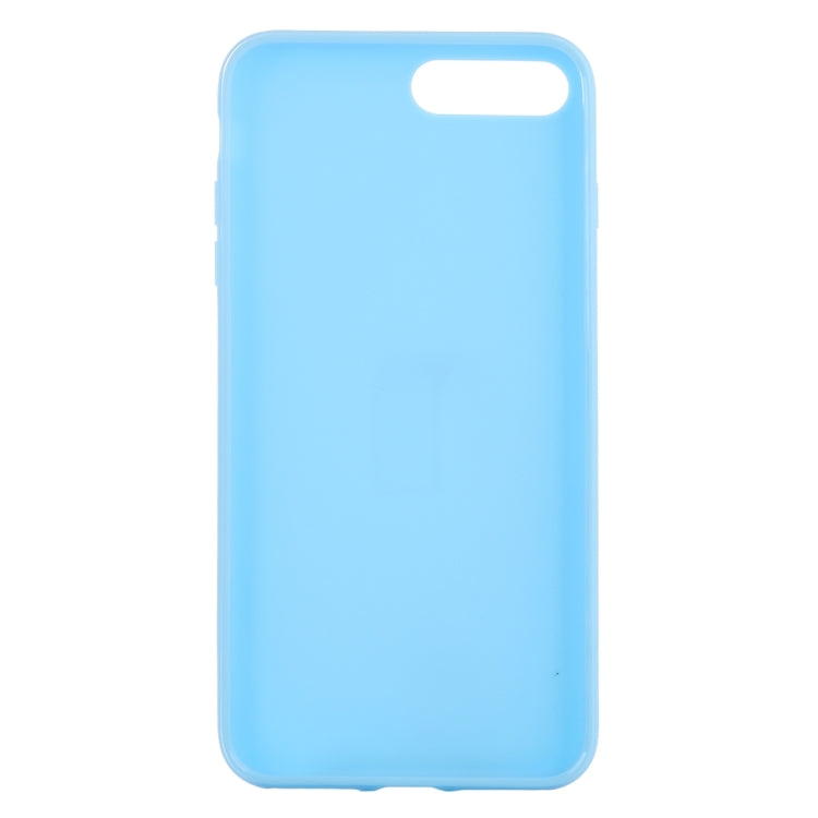 For iPhone 8 Plus & 7 Plus   Solid Color Smooth Surface TPU Case