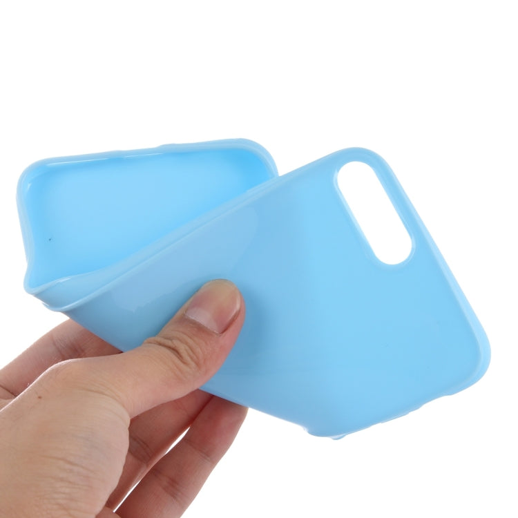 For iPhone 8 Plus & 7 Plus   Solid Color Smooth Surface TPU Case