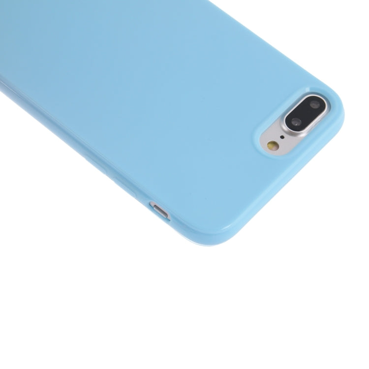 For iPhone 8 Plus & 7 Plus   Solid Color Smooth Surface TPU Case