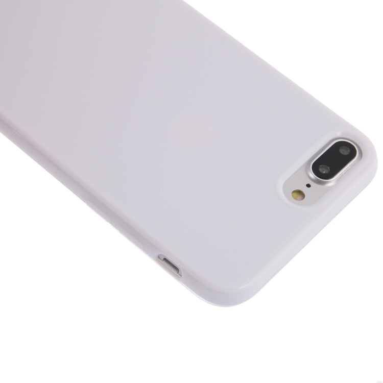 For iPhone 8 Plus & 7 Plus   Solid Color Smooth Surface TPU Case