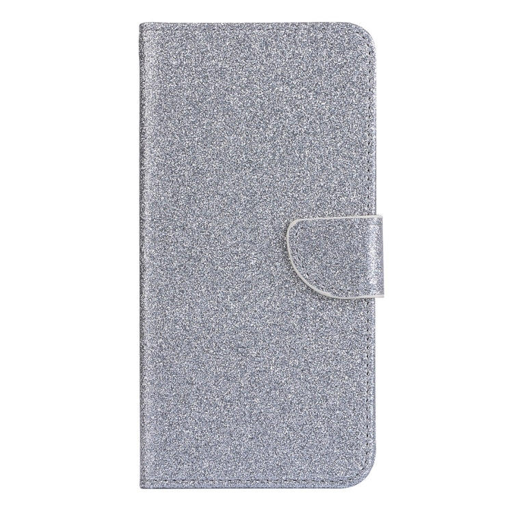 For iPhone 8 Plus & 7 Plus   Glitter Powder Leather Case with Holder & Wallet & Card Slots