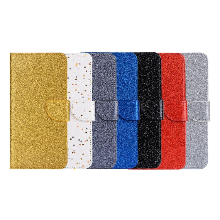 For iPhone 8 Plus & 7 Plus   Glitter Powder Leather Case with Holder & Wallet & Card Slots