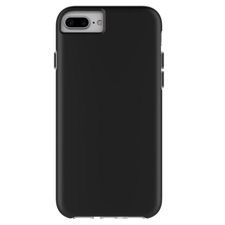 For iPhone 8 Plus & 7 Plus PC + TPU Chrome Plated Press Button Protective Back Cover Case