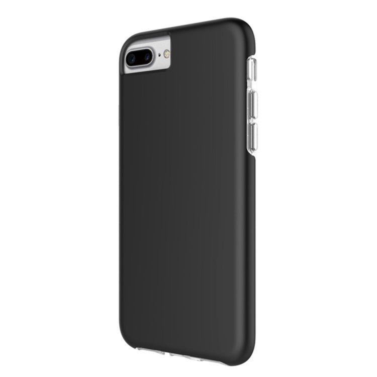 For iPhone 8 Plus & 7 Plus PC + TPU Chrome Plated Press Button Protective Back Cover Case