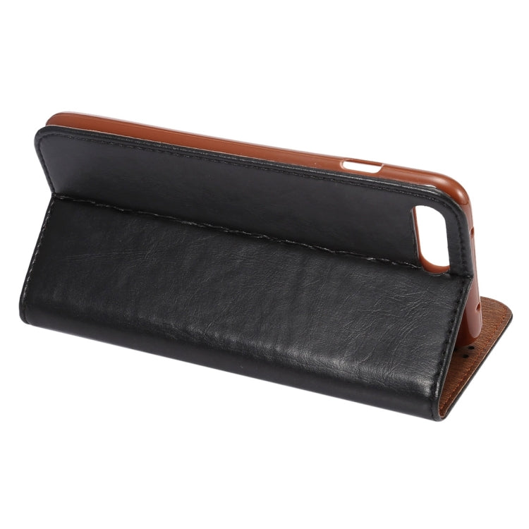 For iPhone 8 Plus / 7 Plus Crazy Horse Texture Auto Closed Horizontal Flip Leather Case with Holder & Card Slots & Wallet