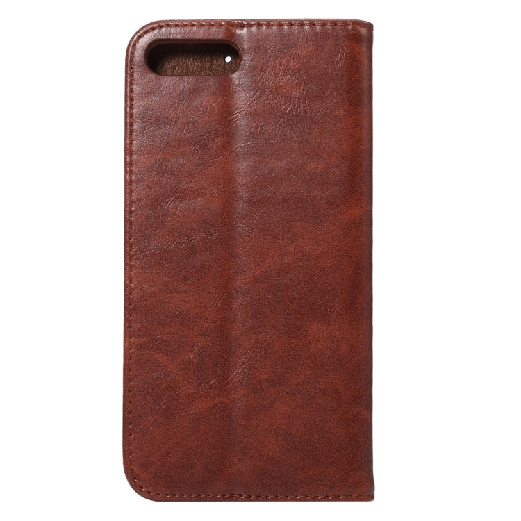 For iPhone 8 Plus / 7 Plus Crazy Horse Texture Auto Closed Horizontal Flip Leather Case with Holder & Card Slots & Wallet