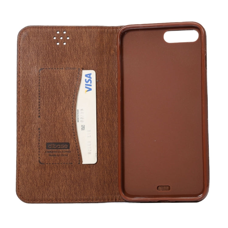 For iPhone 8 Plus / 7 Plus Crazy Horse Texture Auto Closed Horizontal Flip Leather Case with Holder & Card Slots & Wallet