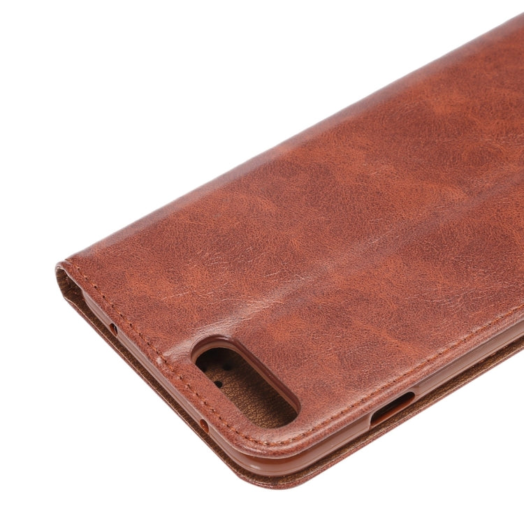 For iPhone 8 Plus / 7 Plus Crazy Horse Texture Auto Closed Horizontal Flip Leather Case with Holder & Card Slots & Wallet